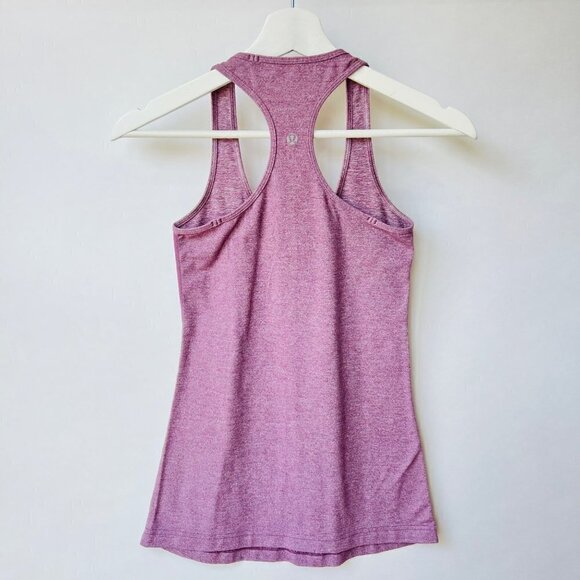 LULULEMON reversible CRB tank in heather plum with custom Prints A81 - Picture 2 of 6